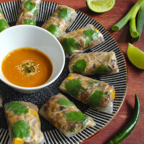 Vegan Rice Paper Rolls (GF)