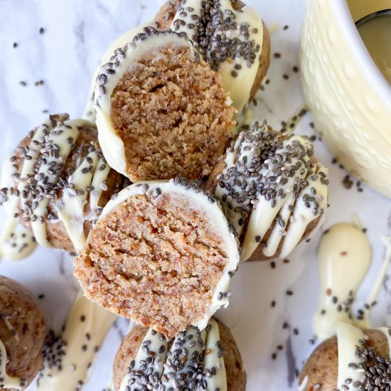 No Bake Lemon Protein Balls