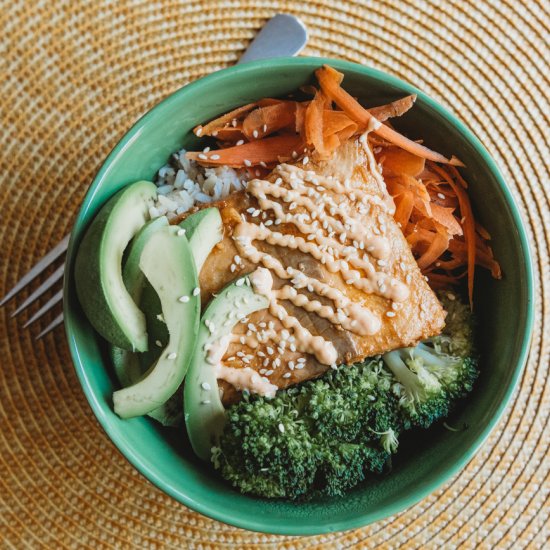 Spicy Salmon Bowls