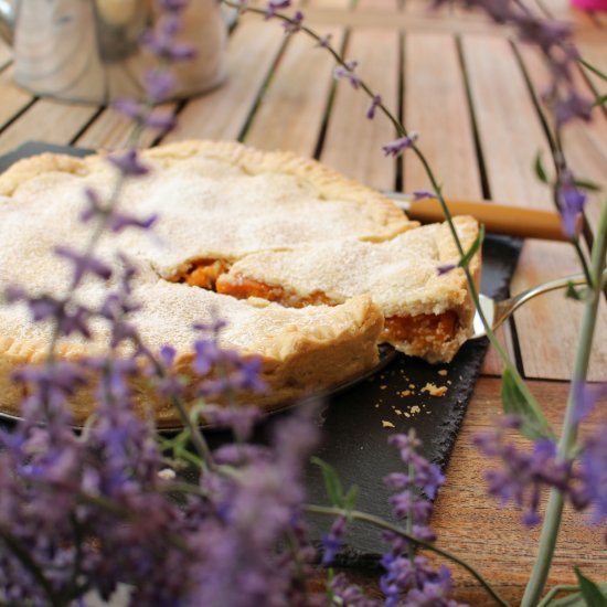 vegan apricot cake