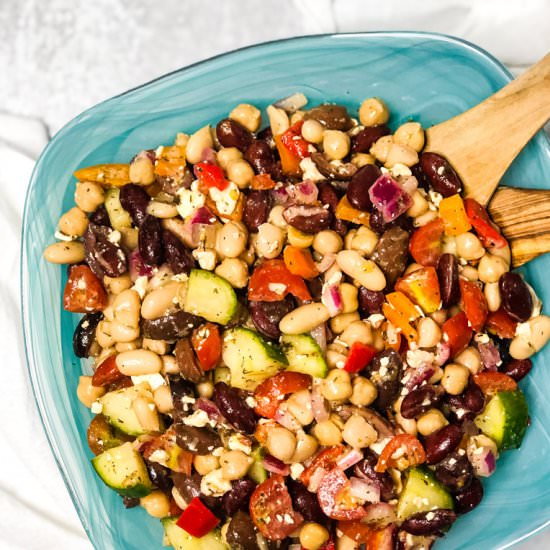 Mediterranean Three Bean Salad