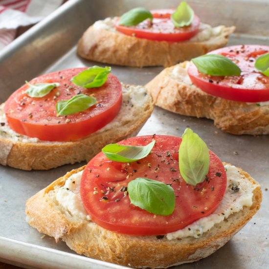 Ricotta and Fresh Tomato Toast