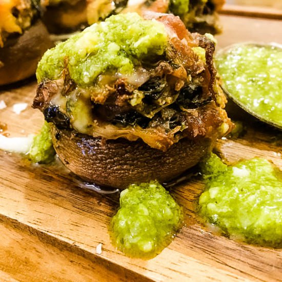 Savory Keto Stuffed Mushrooms