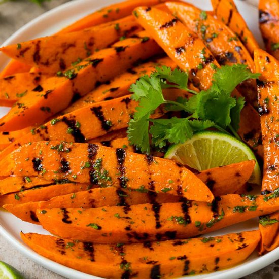 Grilled Sweet Potatoes