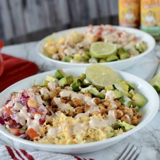 Chipotle Avocado Chickpea Salad