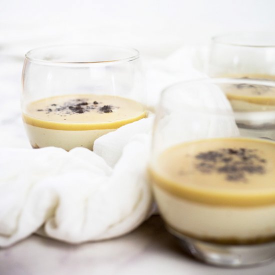 Salted caramel dessert pots