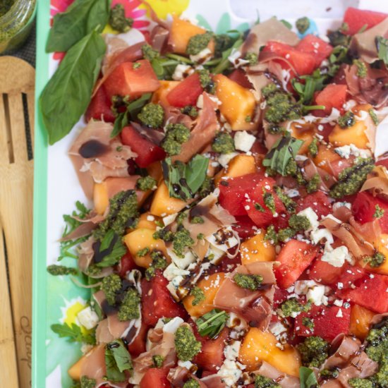 Summer Melon Salad with Prosciutto