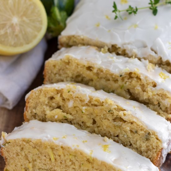 Glazed Lemon Zucchini Bread