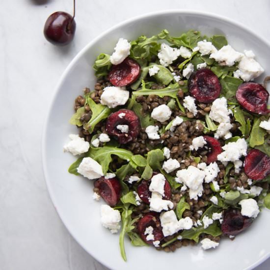 Cherry Lentil Salad