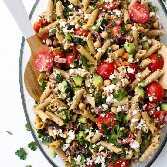 Mediterranean Tuna Pasta Salad