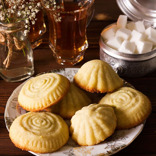 Maamoul Cookies Made with Semolina