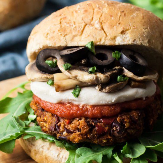 WFPB Pizza Burgers