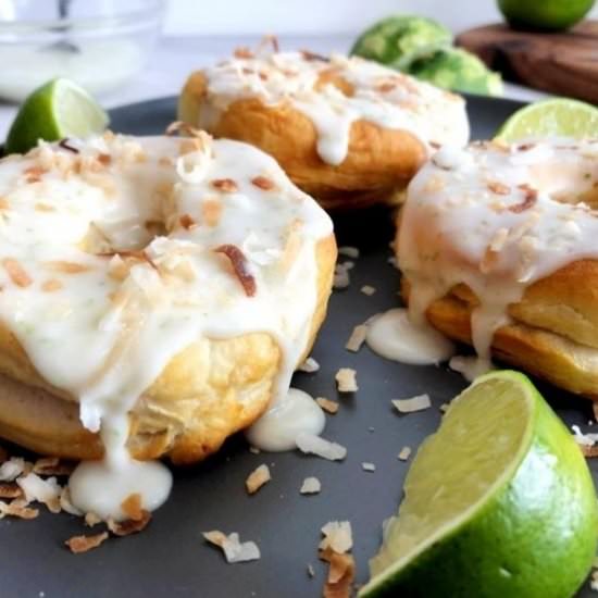 Air Fryer Coconut Lime Donuts