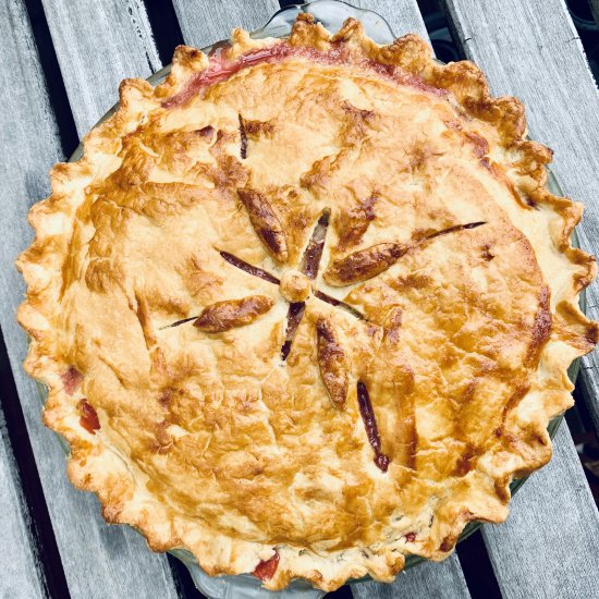 The Best Strawberry Rhubarb Pie