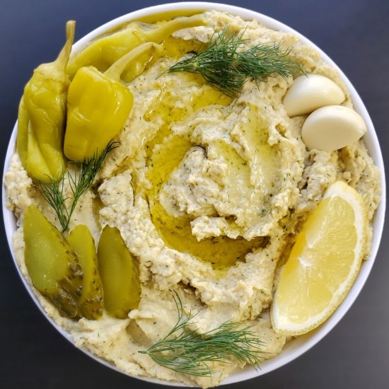 Dill Pickle Hummus