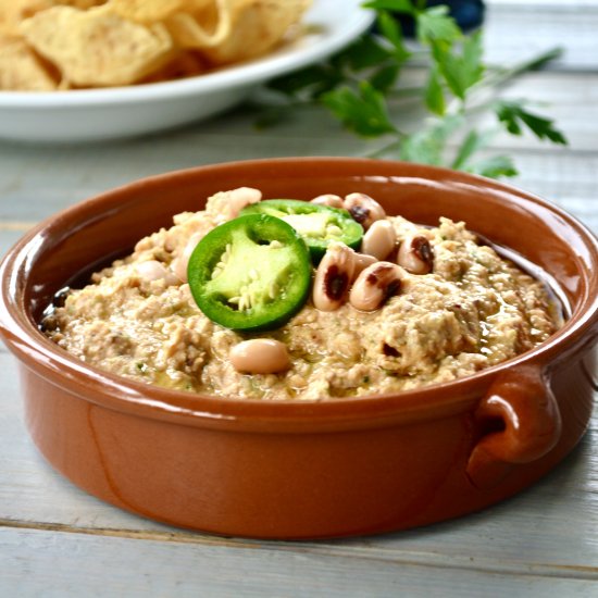 Jalapeño Black Eyed Peas Hummus