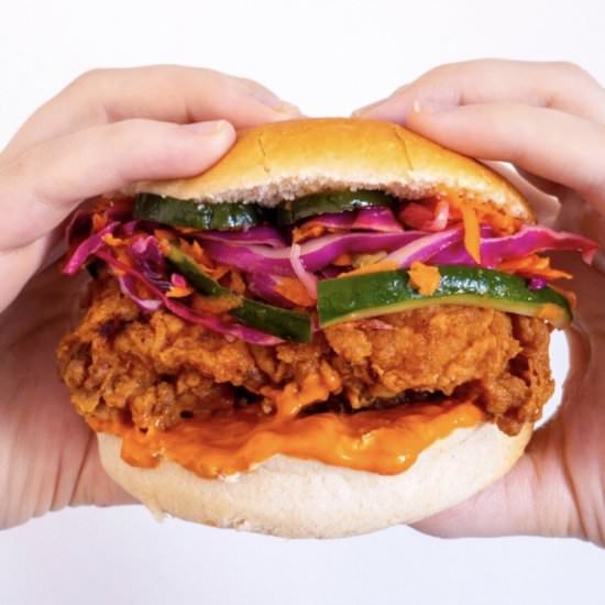 Korean Fried Chicken Sandwich