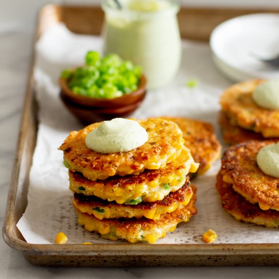 Corn and Jalapeño Fritters