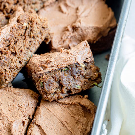 Chocolate Zucchini Snack Cake