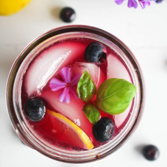 Blueberry Basil Lemonade