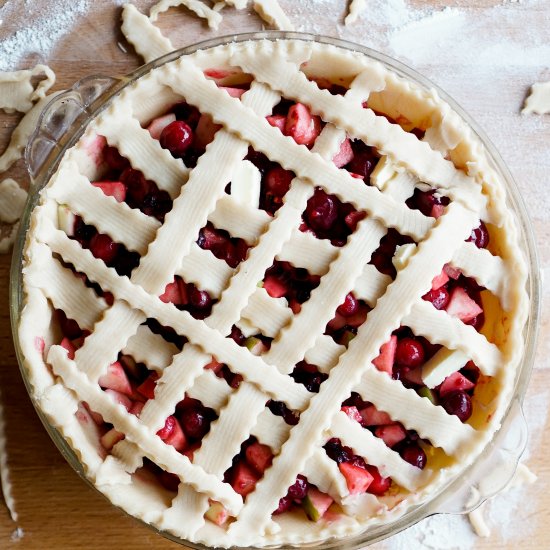 Berry Pie using Frozen Fruit