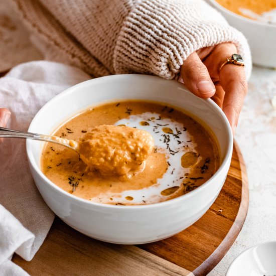 Creamy Vegan Butternut Squash Soup