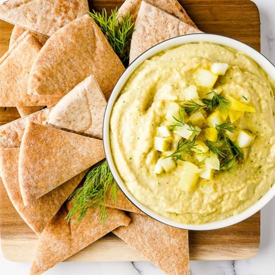 Dill Pickle Hummus