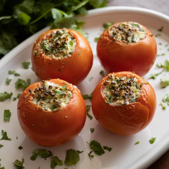 Queso Fresco Stuffed Tomatoes