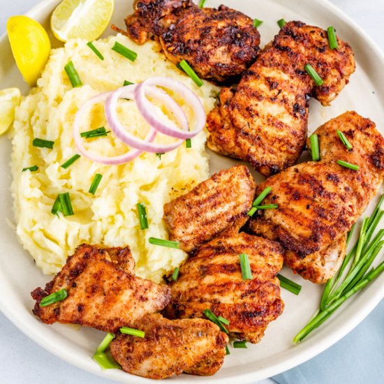 Best Ever Grilled Chicken Thighs