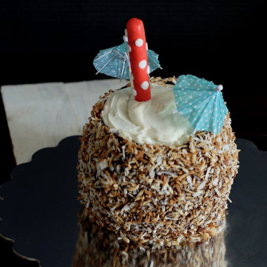 Tiki Cocktail Cake