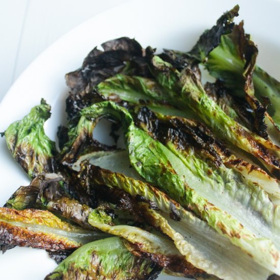 Easy Grilled Romaine Lettuce