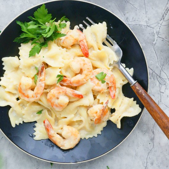 Instant Pot Shrimp Alfredo Pasta