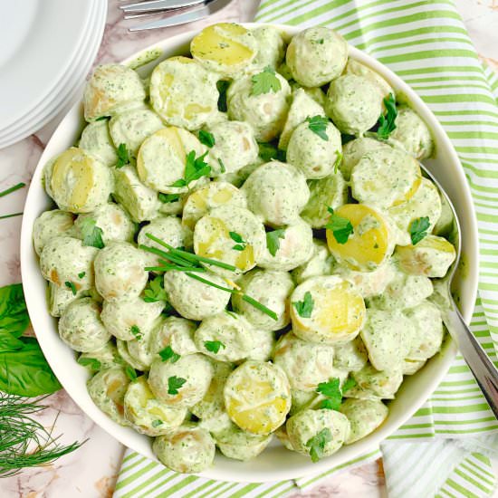 Green Goddess Potato Salad