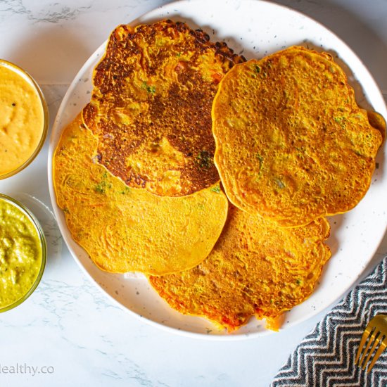 Chickpea Veggie Pancakes