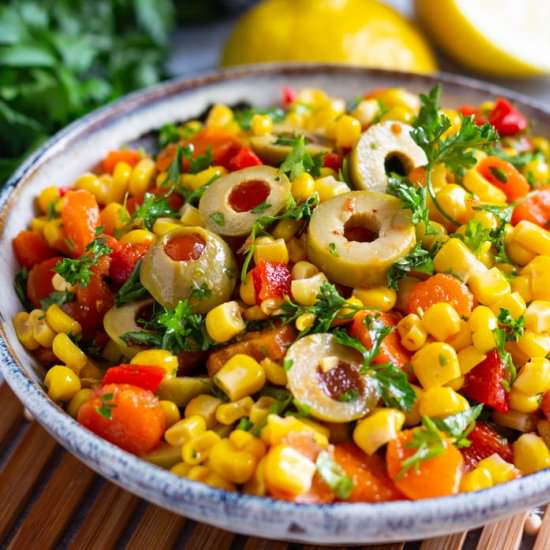 Mediterranean Corn Salad