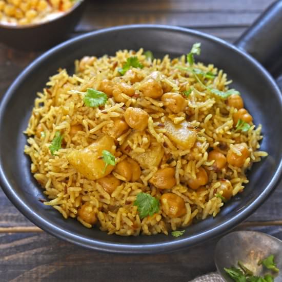 Indian Chana Pulao