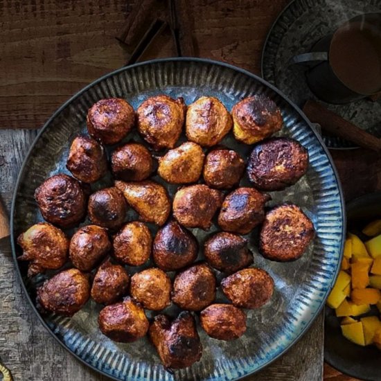 Ripe Mango fritters