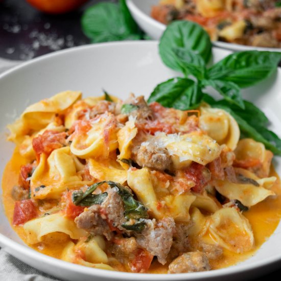 Tortellini with Roasted Tomatoes