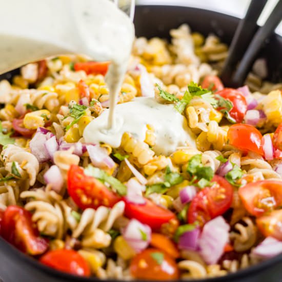 Mexican Street Corn Pasta Salad