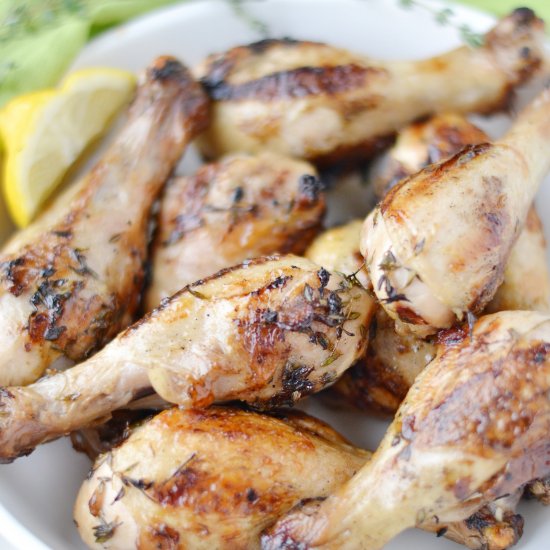 Lemon Thyme Marinated Drumsticks