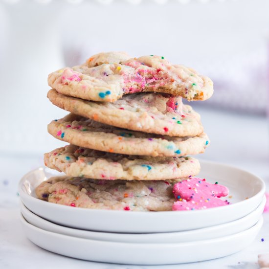 Chewy Circus Animal Sugar Cookies