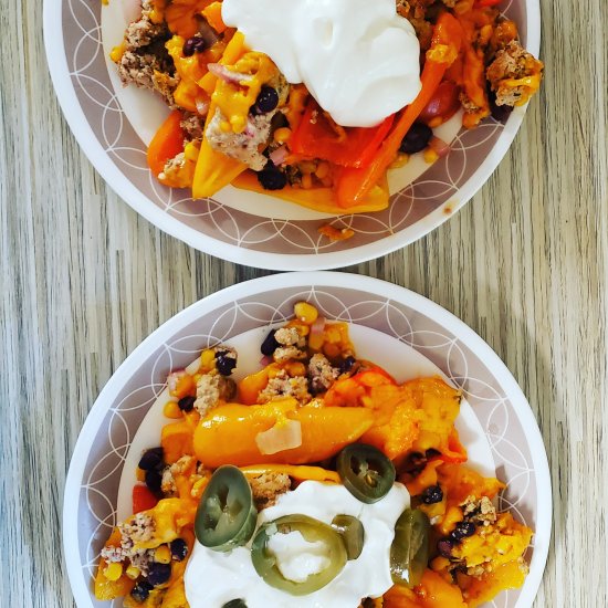 Sweet Pepper Nachos