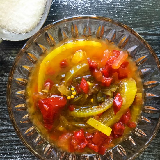 Pickled Summer Vegetable Relish