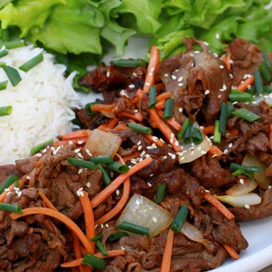 Incredibly Easy Beef Bulgogi