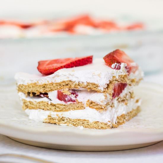 Strawberry Icebox Cake