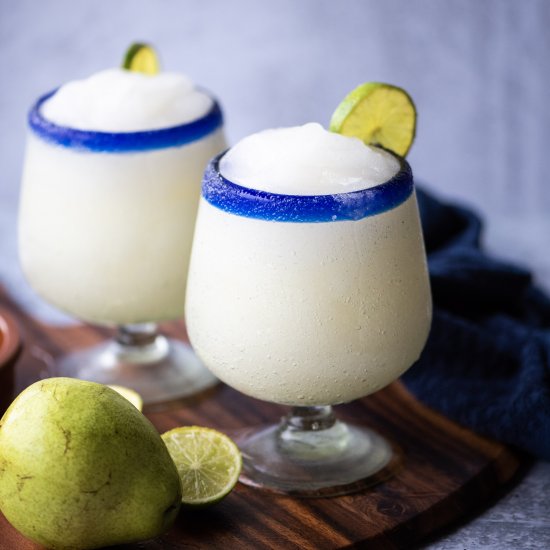 Frozen Pear Margarita Cocktail