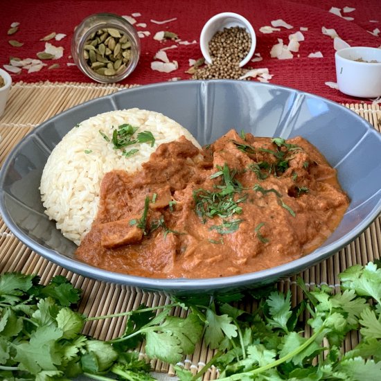 Vegan Jack Fruit Butter Chicken