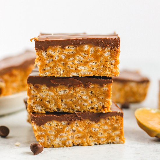 Healthier Scotcheroo Bars