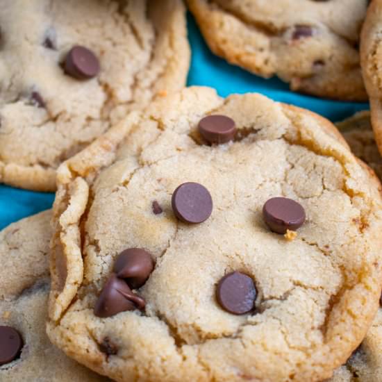 Soft and Chewy Choco Chip Cookies