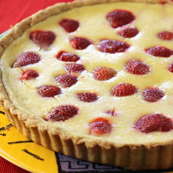 Strawberry Buttermilk Tart